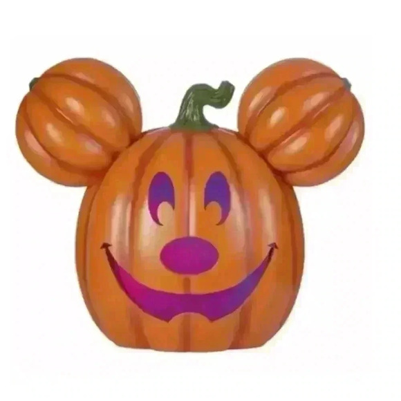 NIB Disney Mickey Pumpkin Light Up & Musical Jack O Lantern Costco 2024 - Picture 2 of 4